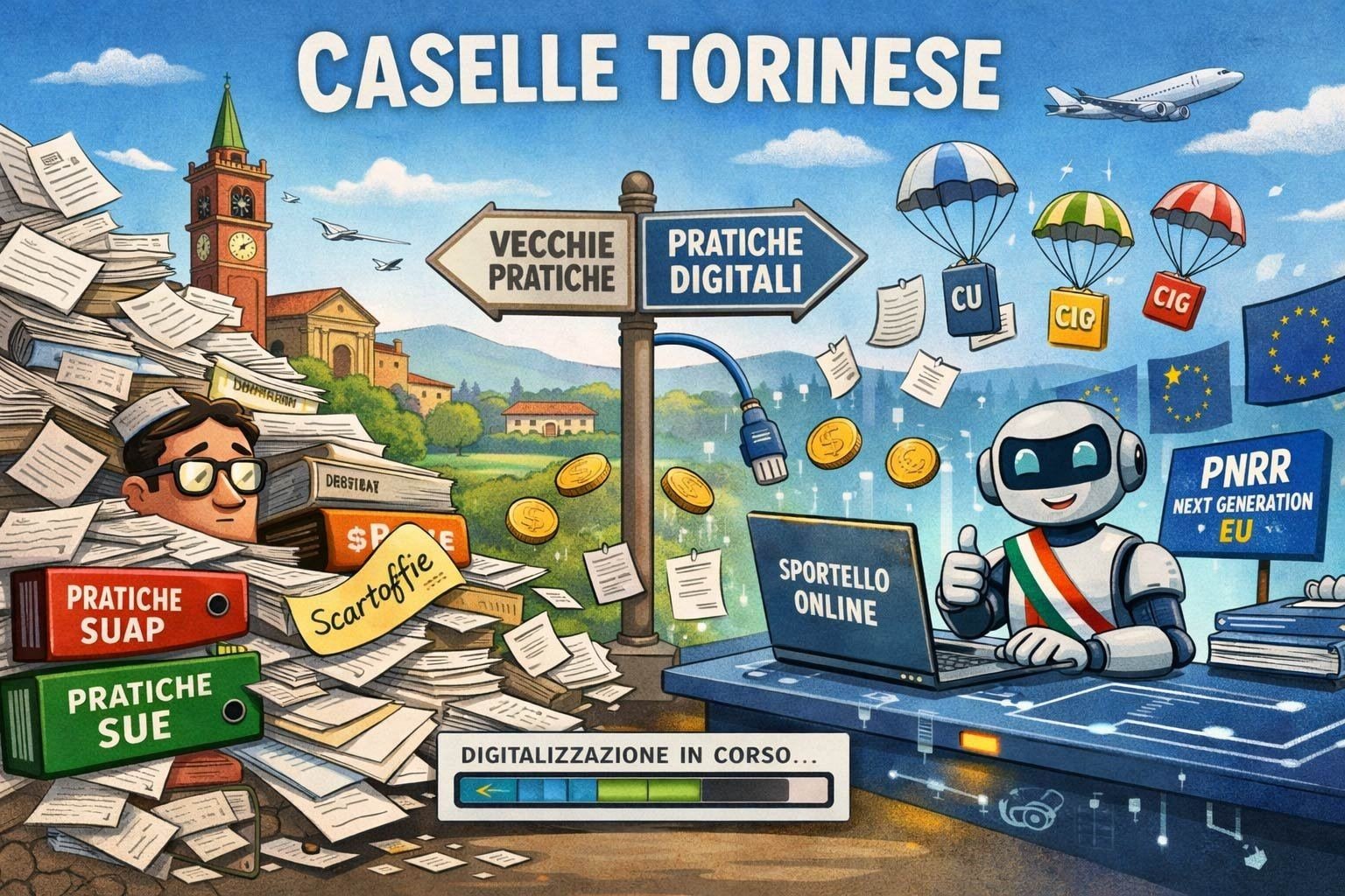 16 Febbraio PNRR e sportelli digitali: il Comune mette ordine tra sigle, codici e procedure
