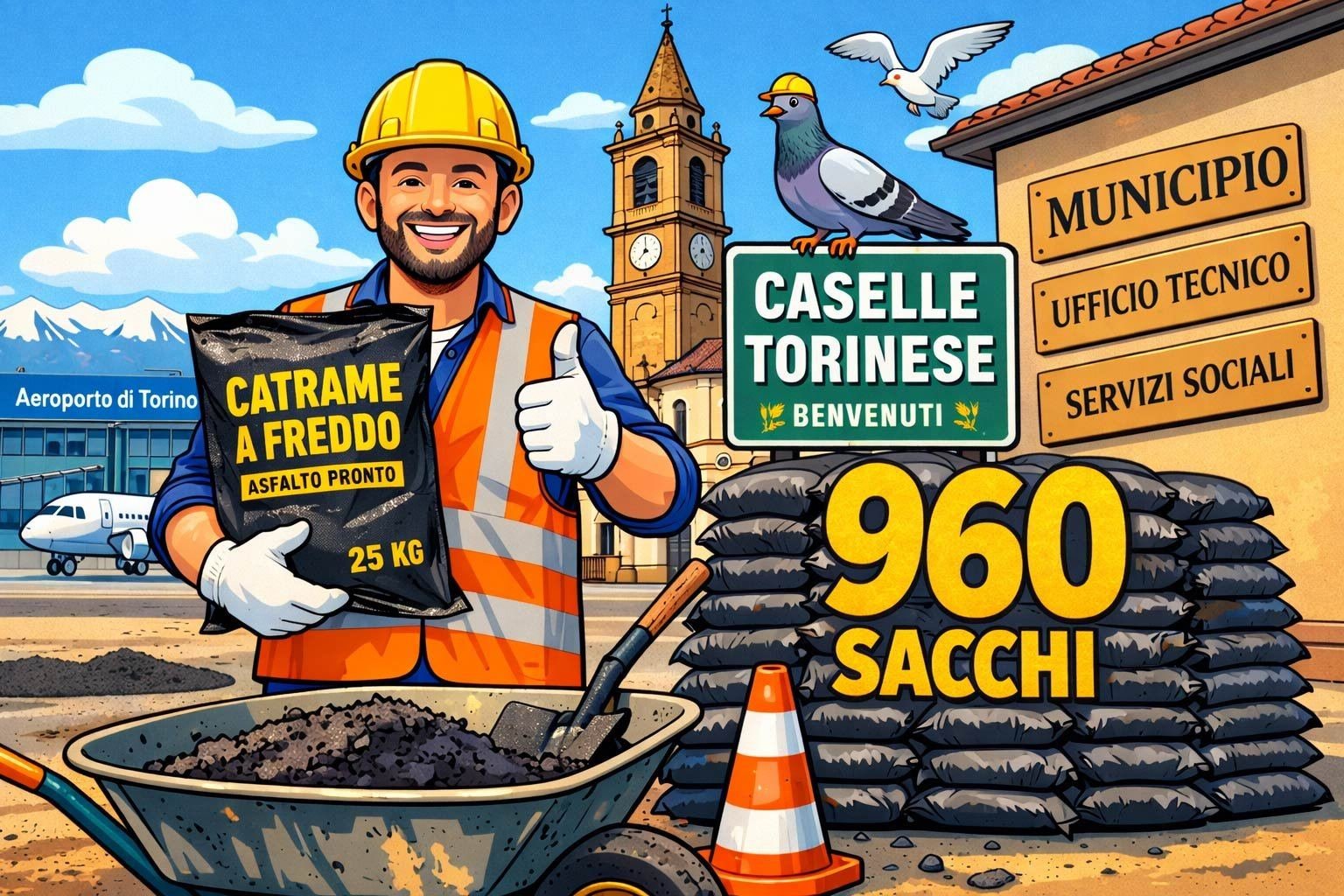 29 Gennaio, Cosa fa davvero il Comune? 960 sacchi di asfalto, piani d’emergenza e targhe per tutti