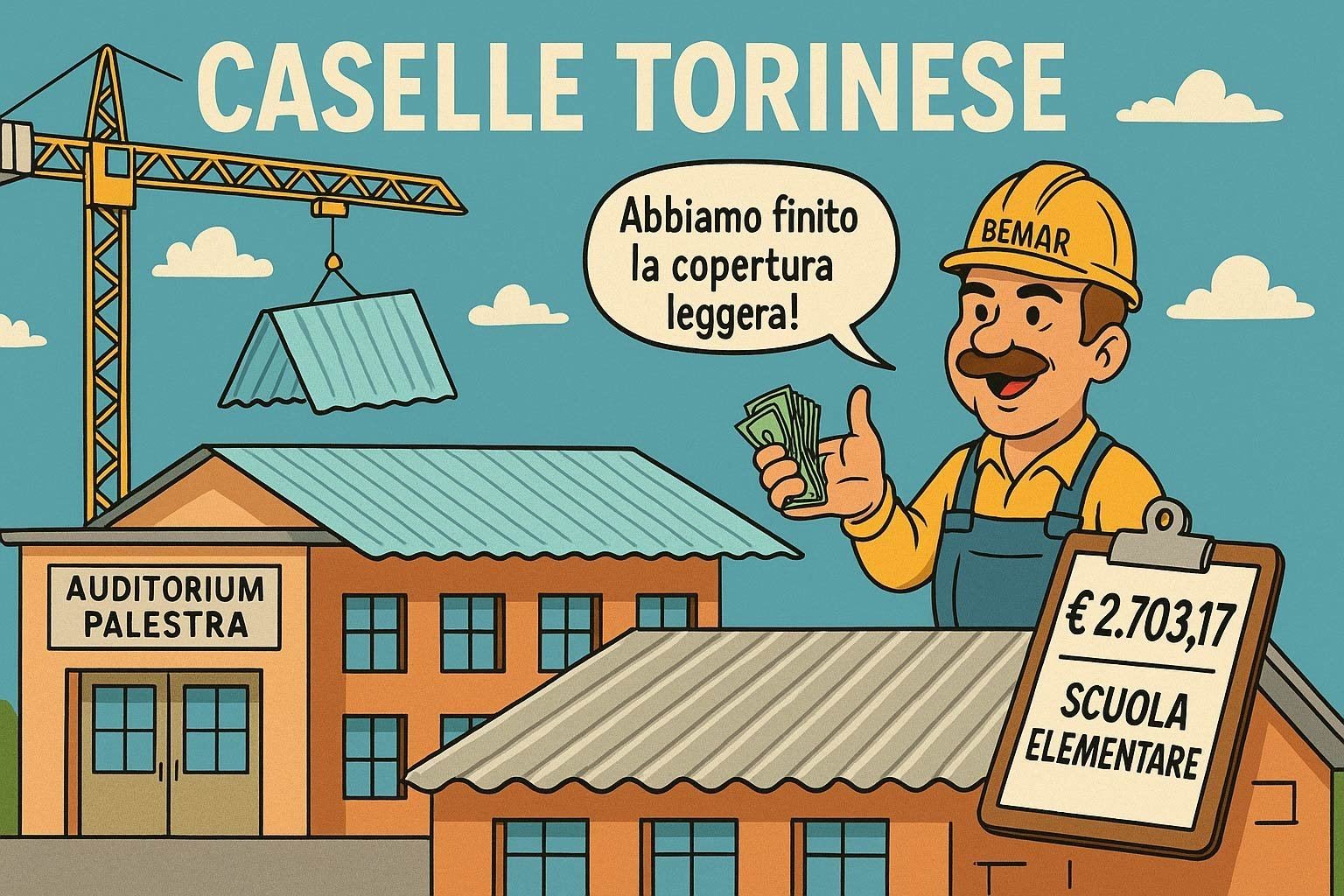 7 Novembre Caselle si copre, si sposta e si rattoppa.
