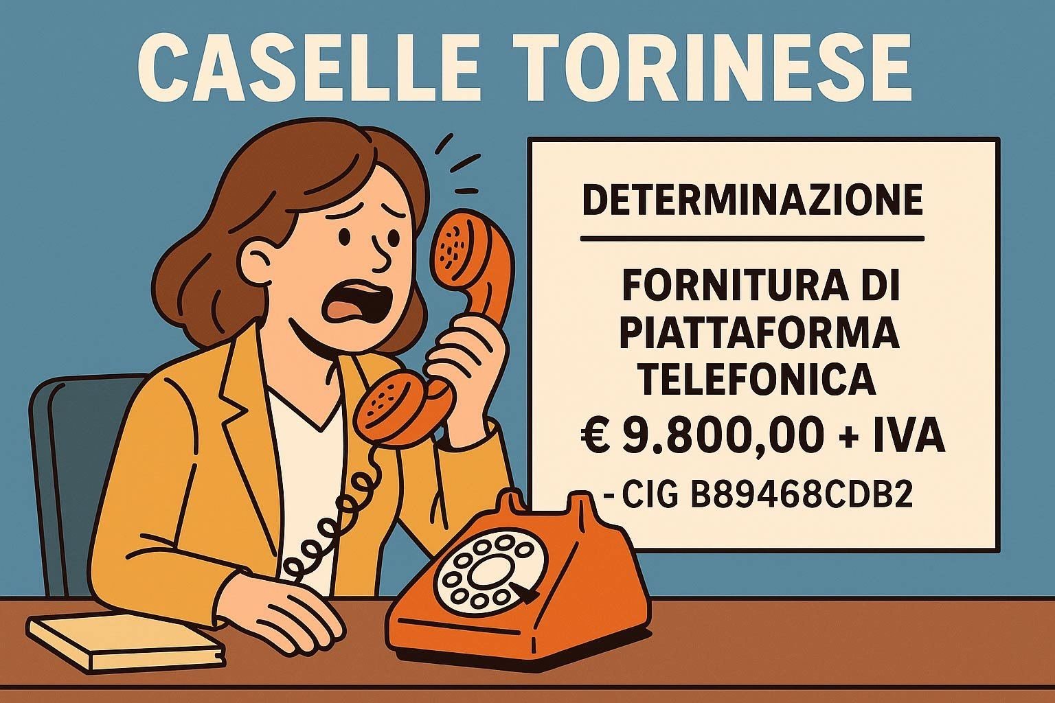 13 Ottobre, Atti in linea: Caselle spende per il telefono, Pianezza assume, e intanto si parcheggia (forse)