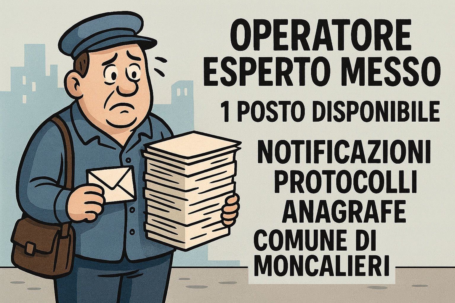 Moncalieri, 25 agosto – Un solo messo per domarli tutti (gli atti da notificare)