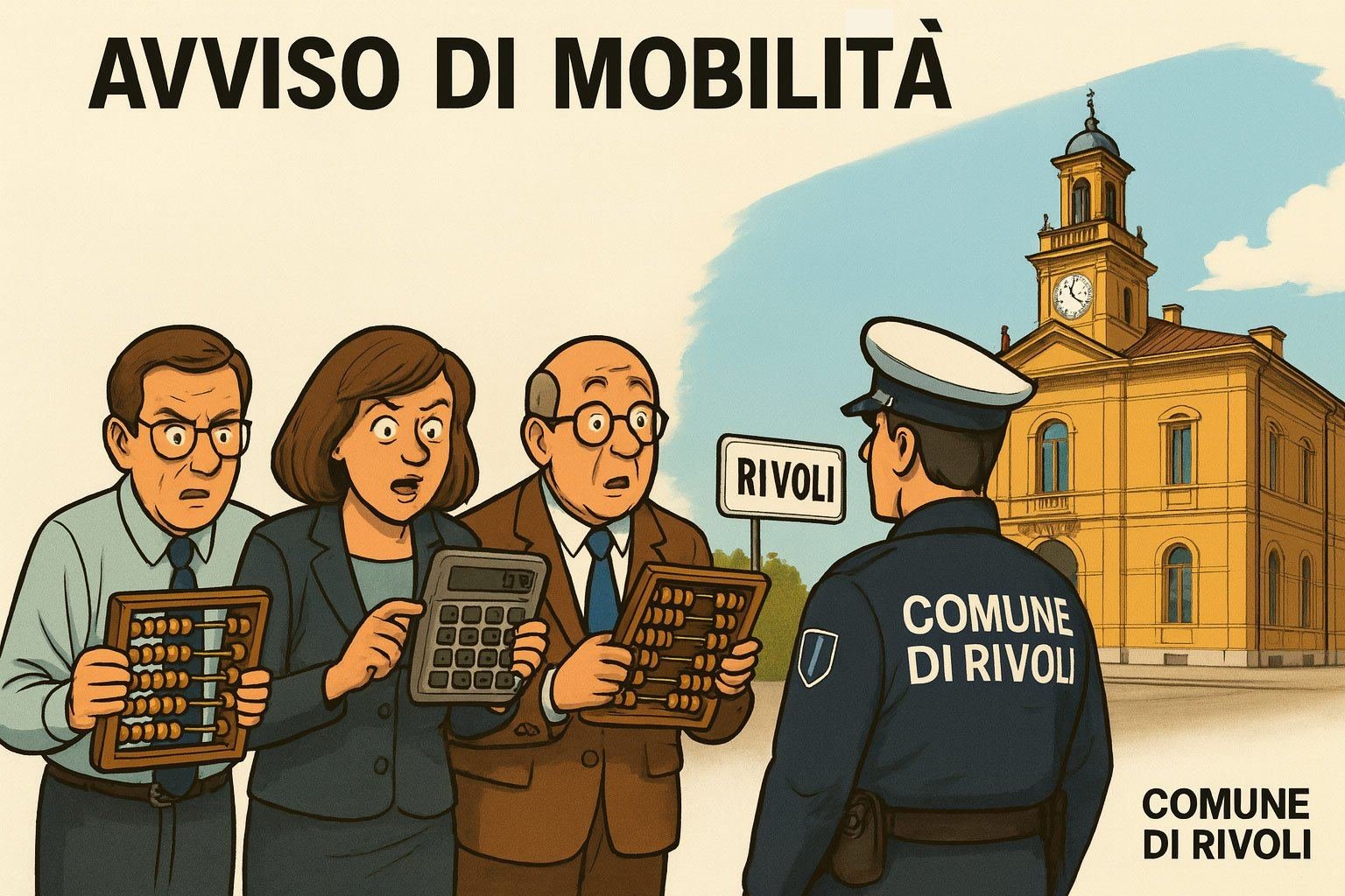 22 Agosto, Polizia, funzionari e contabili: Rivoli recluta, ma solo se siete già assunti altrove