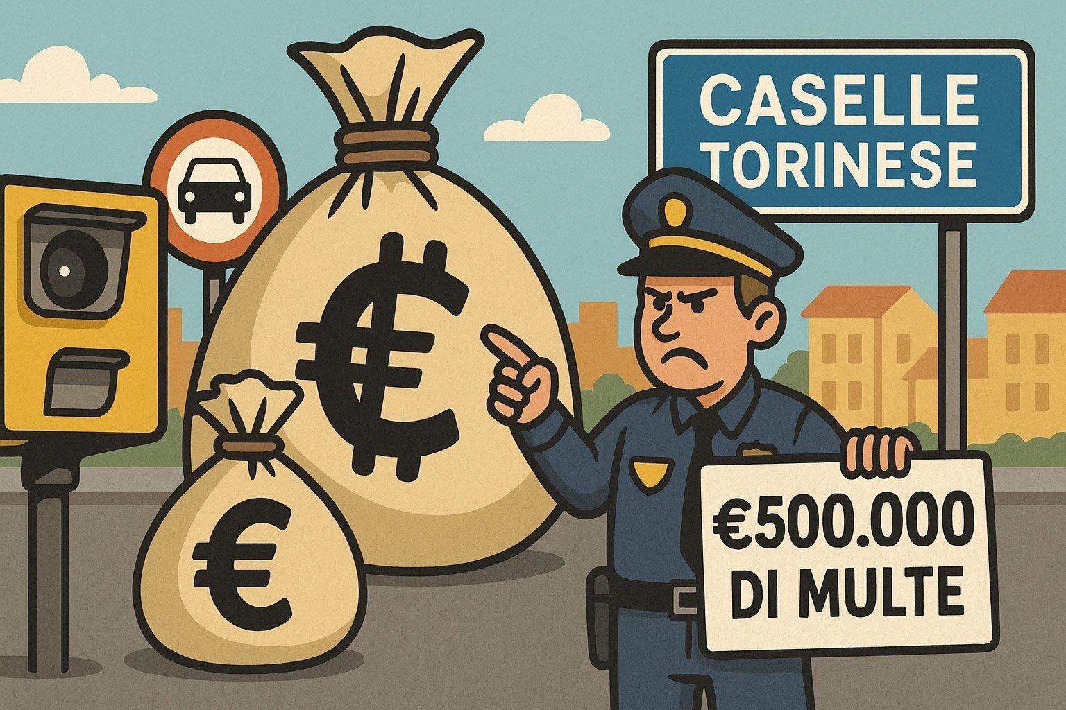 13 agosto: Caselle incassa mezzo milione in multe. Ma c’è anche chi si sposa.
