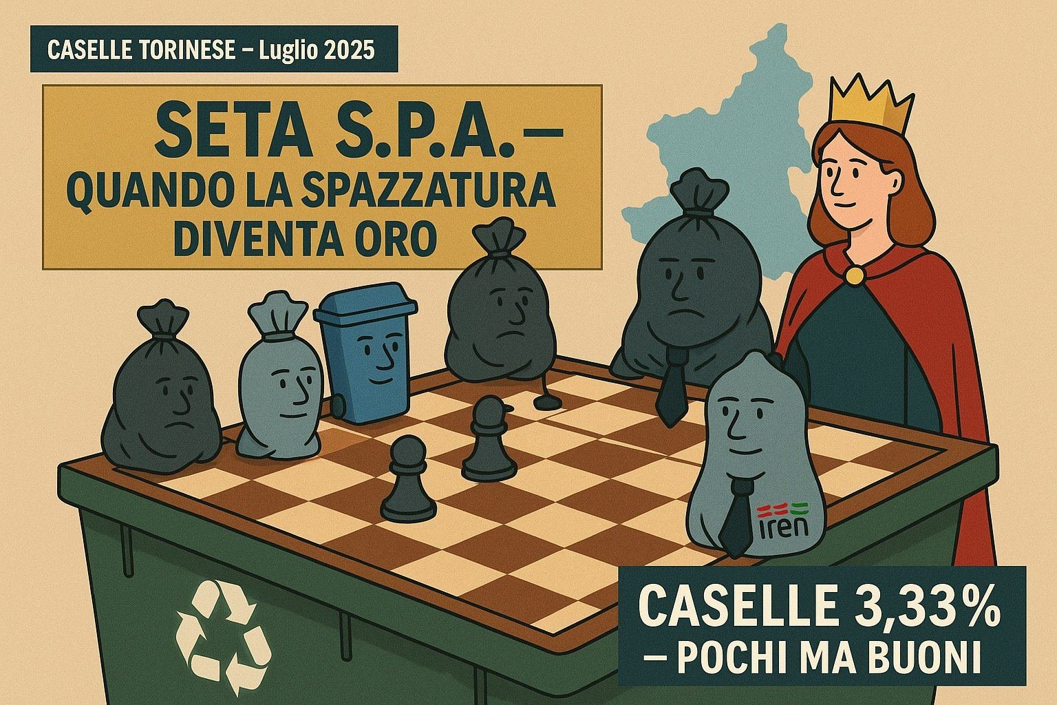 SETA, rifiuti e poltrone: Iren si avvicina, i Comuni osservano (distratti?)
