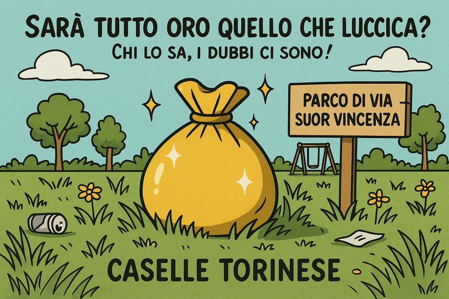 Dal bagno ai gonfiabili: cronache semiserie dall’Albo Pretorio di Caselle Torinese