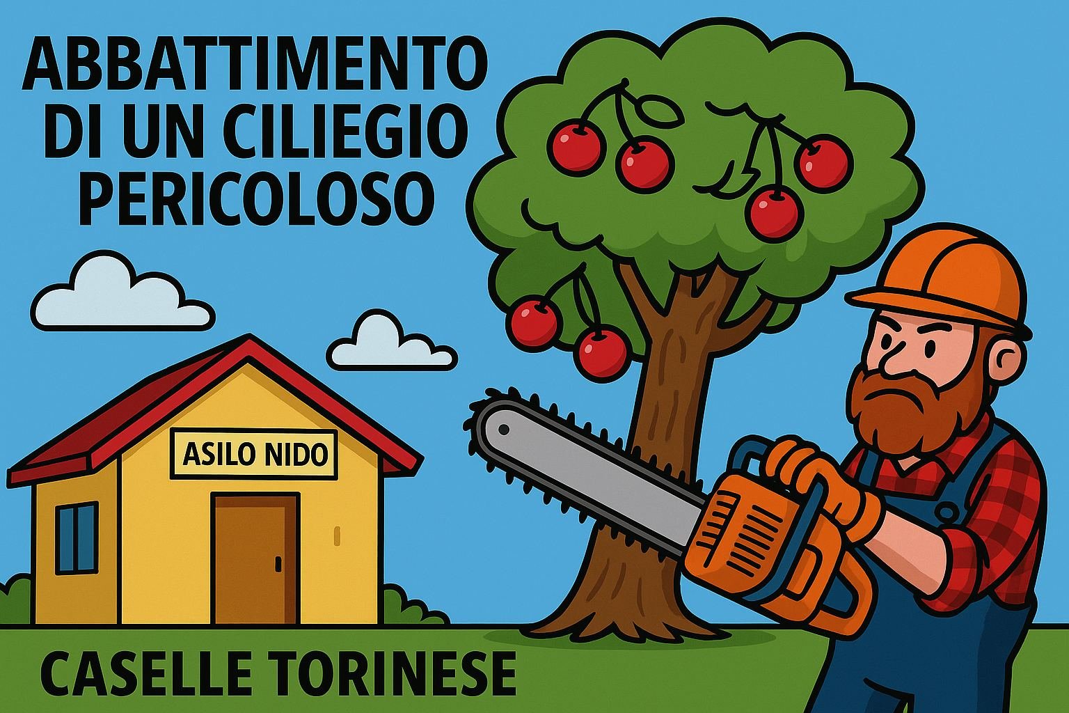 26 Maggio: il ciliegio si abbatte, il divano si sposta”