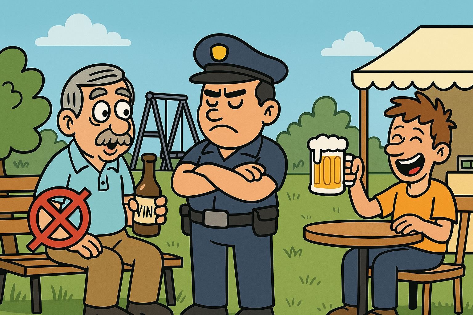 Ordinanza n. 71: vietato bere nei parchi... ma solo se non paghi?
