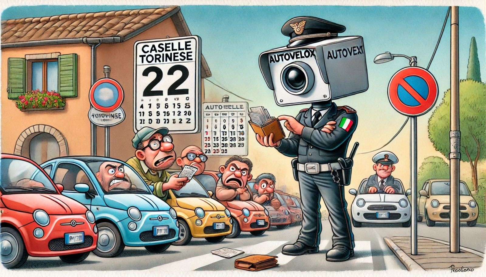 22 aprile a Caselle: piovono multe, fotocopie fuori controllo e fulmini amministrativi e centrti estivi in arrivo
