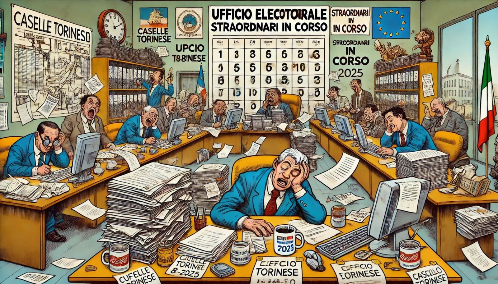 11 aprile a Caselle: tra elezioni, nuove assunzioni e solennità… con un occhio all’estintore