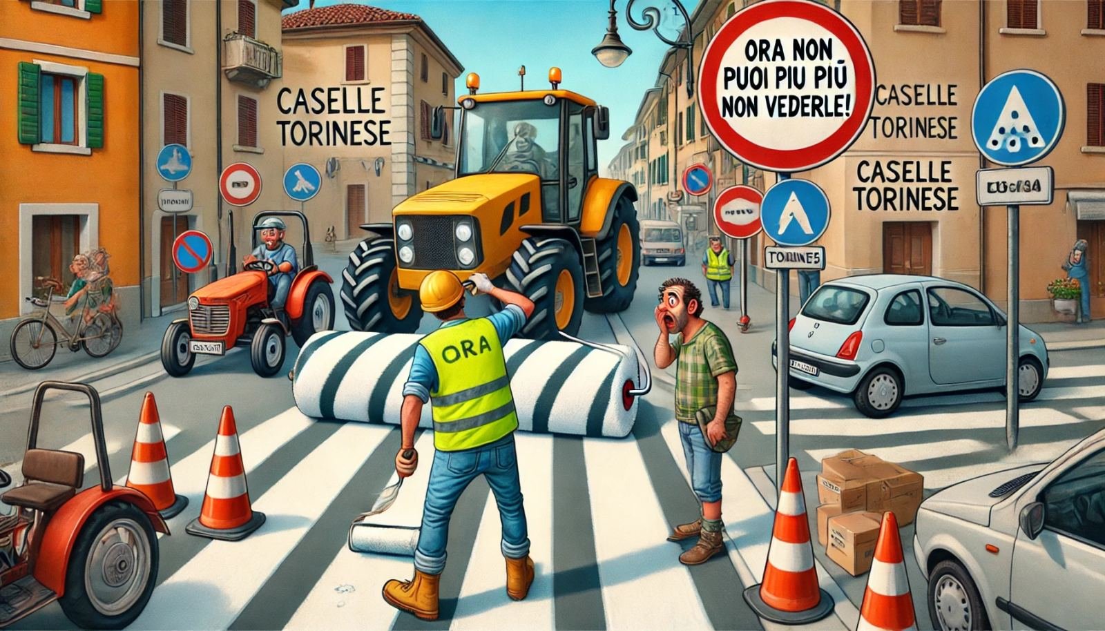 18 Marzo, Strisce, cartelli e qualche imprecazione: il grande restyling della segnaletica!