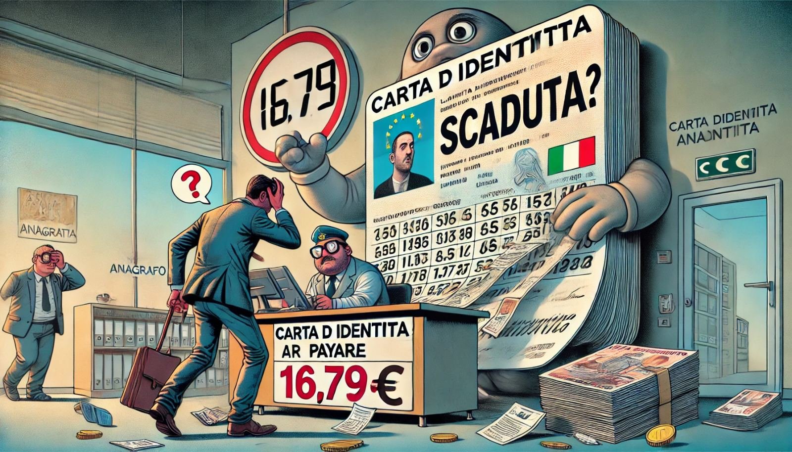5 Febbraio, Le uniche certezze nella vita: morte, tasse e il rinnovo della carta d'identità