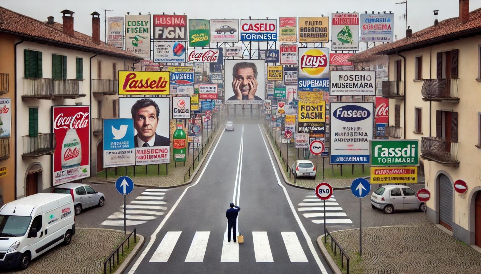 30 Gennaio, Dal parcheggio sbiadito alla pubblicità milionaria: cronache (ironiche) della burocrazia casellese