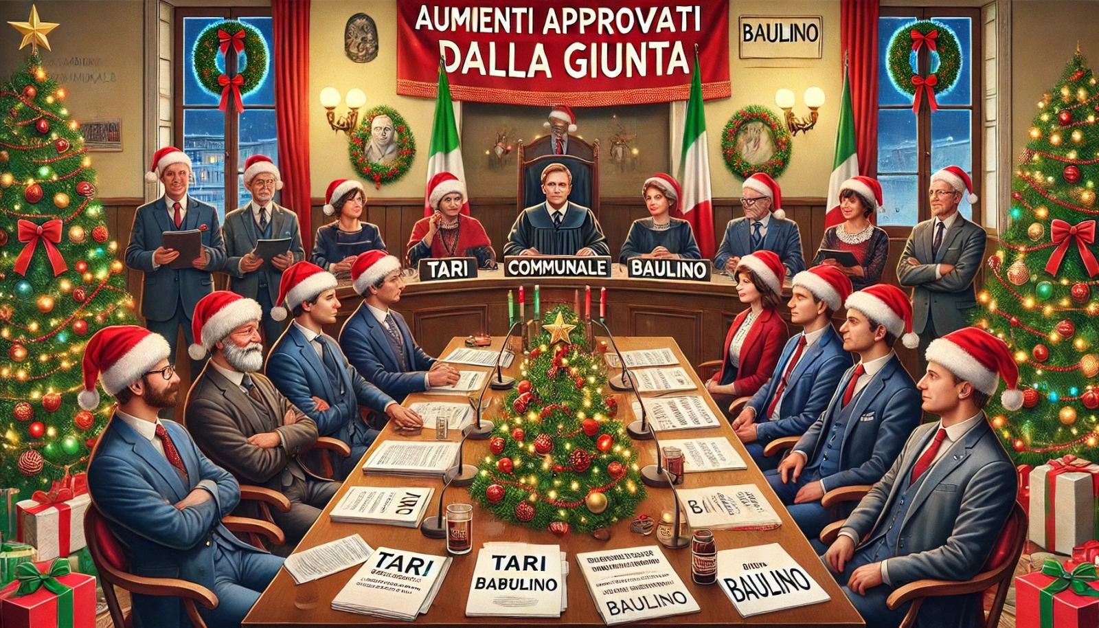 20 Dicembre, Aumenti Approvati dalla Giunta: Maggiorazioni a CB 16 per la TARI e 600.000€ in più per la Riqualificazione del Baulino