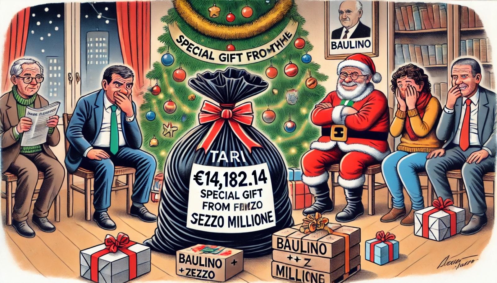 19 Dicembre,TARI oneri straordinari: un regalo natalizio inaspettato? Baulino a quasi mezzo milione in più +++!!
