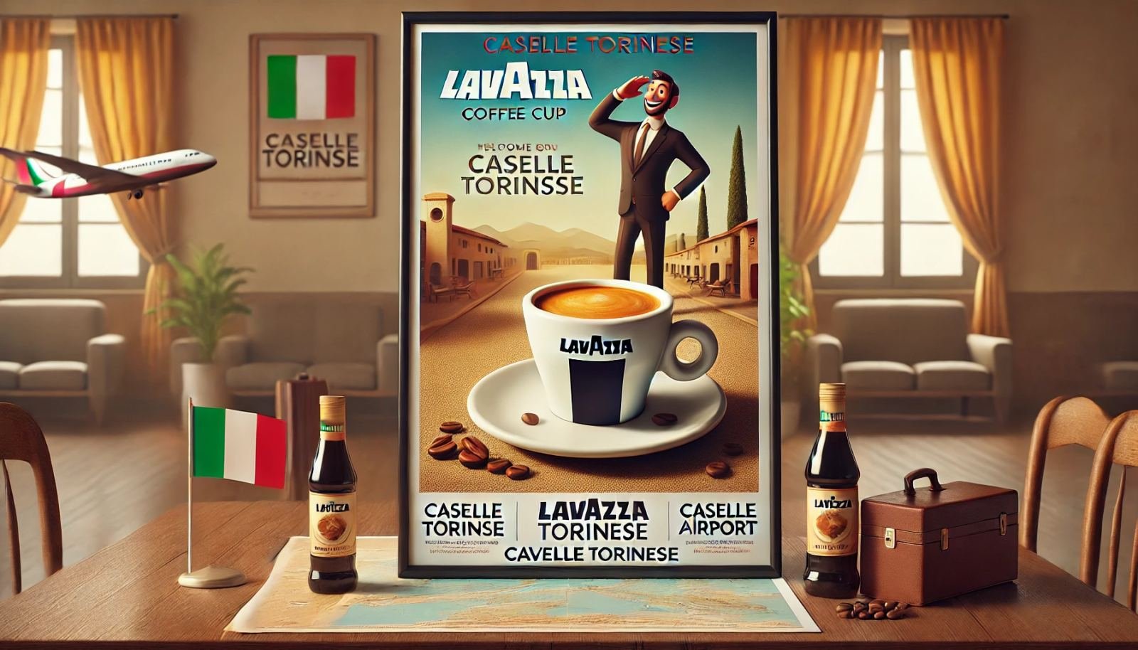 14 Novembre, L’amministrazione casellese si sveglia con Lavazza: una targa (non luminosa) per dare aroma al territorio