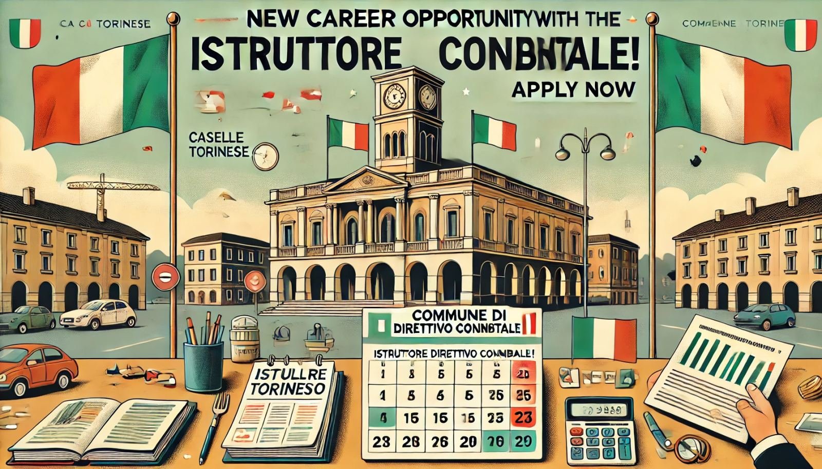 29 Ottobre 📢 Nuova Opportunità a Caselle: Aperte le Candidature per il Concorso da Istruttore Direttivo Contabile!