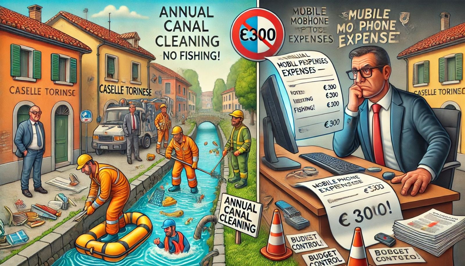 25 Settembre,Pulizia Canali e Telefonia Mobile: Grandi Manovre Amministrative a Piccoli Prezzi