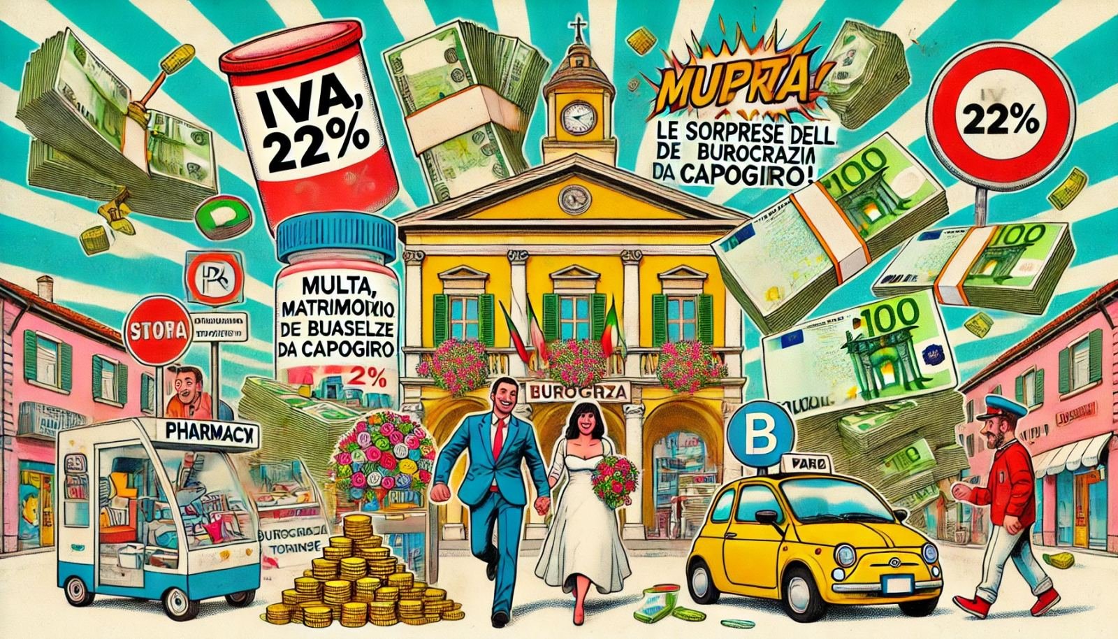 1 Luglio, IVA, Multa, Matrimonio e Avanzo da Capogiro utilizzato: Le Sorprese della Burocrazia di Caselle Torinese!