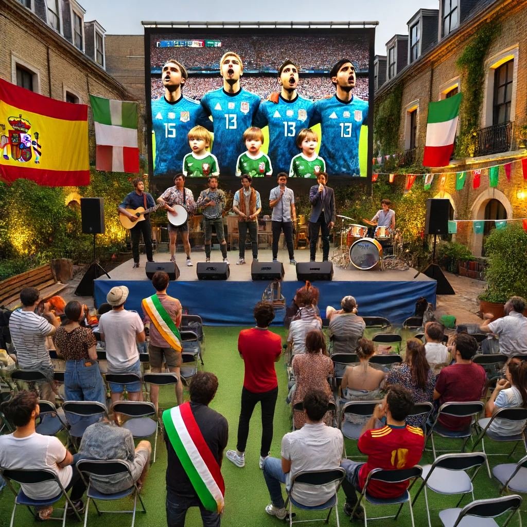 14 giugno Proiezione della Partita Spagna-Italia: Un Evento di Comunità nel Cuore di Caselle Torinese