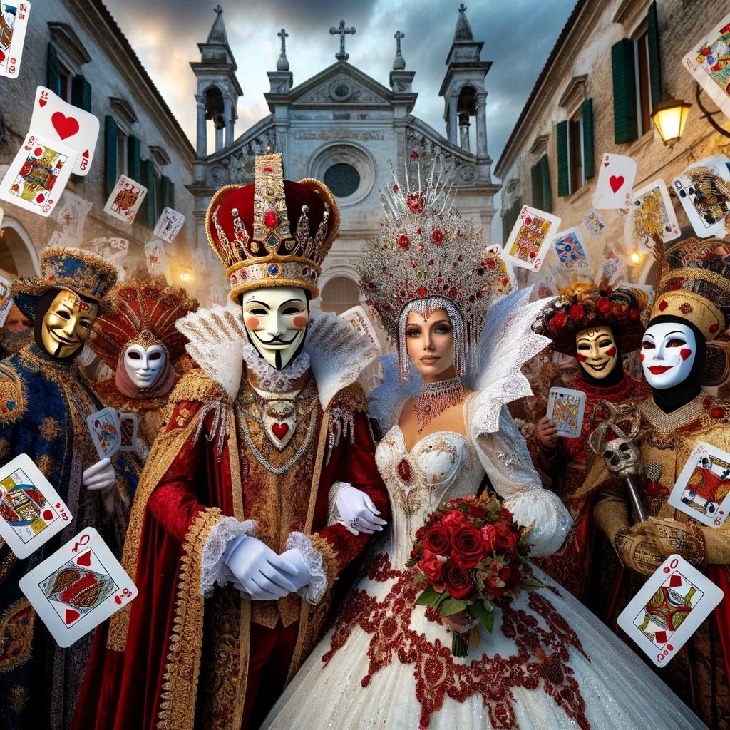 "Amore e Allegria: Pubblicazioni di Matrimonio il 16 Febbraio, Seguite da Festeggiamenti di Carnevale a Caselle"