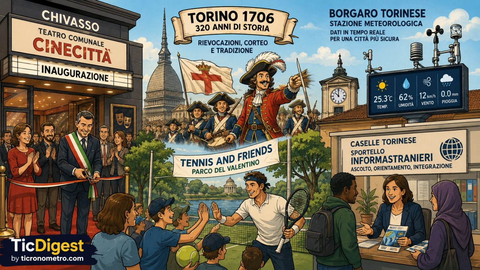Torino e Città Metropolitana: cultura, sport e servizi in primo piano il 2 settembre 2026