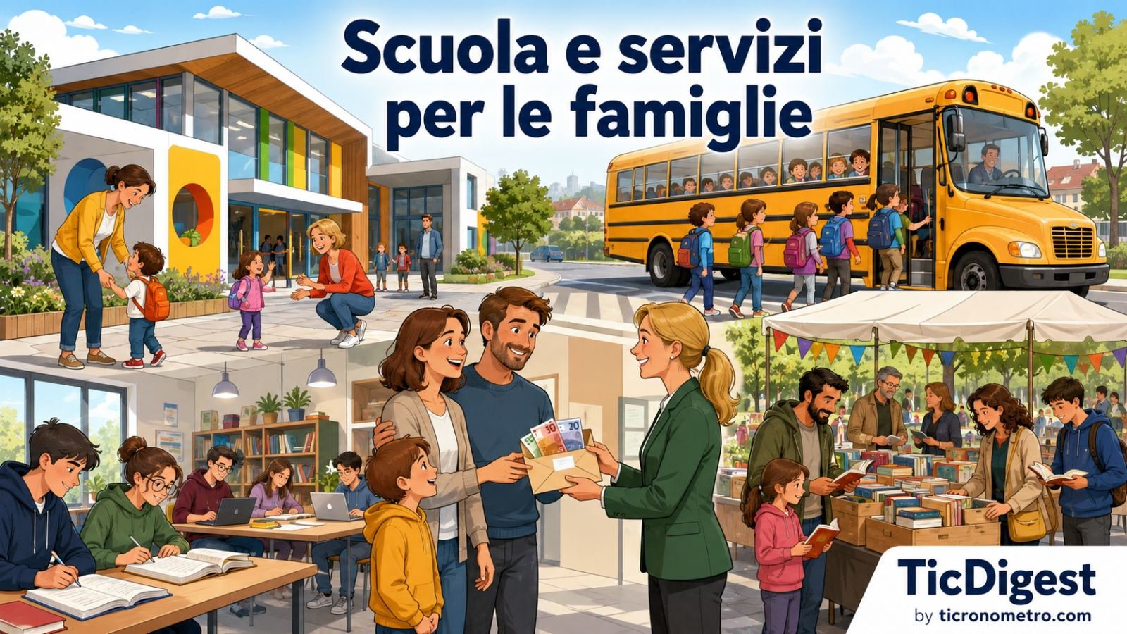 Scuola in Piemonte: nuove strutture, sostegni alle famiglie e spazi per lo studio in vista del nuovo anno
