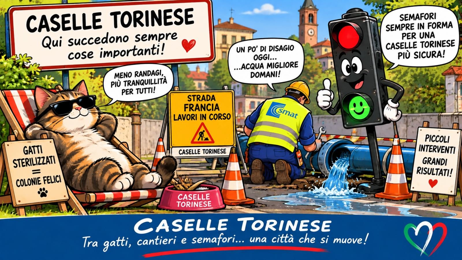 4 Settembre tra gatti, semafori e cantieri, il Comune non sta fermo