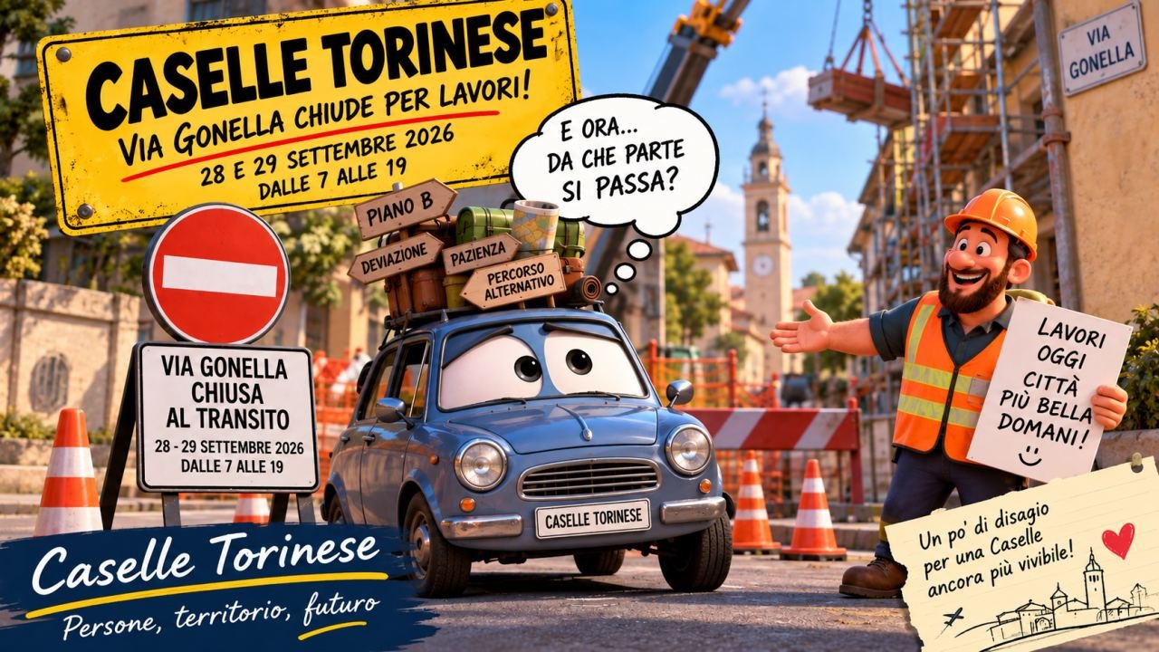 Caselle cerca il nuovo tesoriere: conti, cantieri e strade chiuse nel menù del 15 settembre