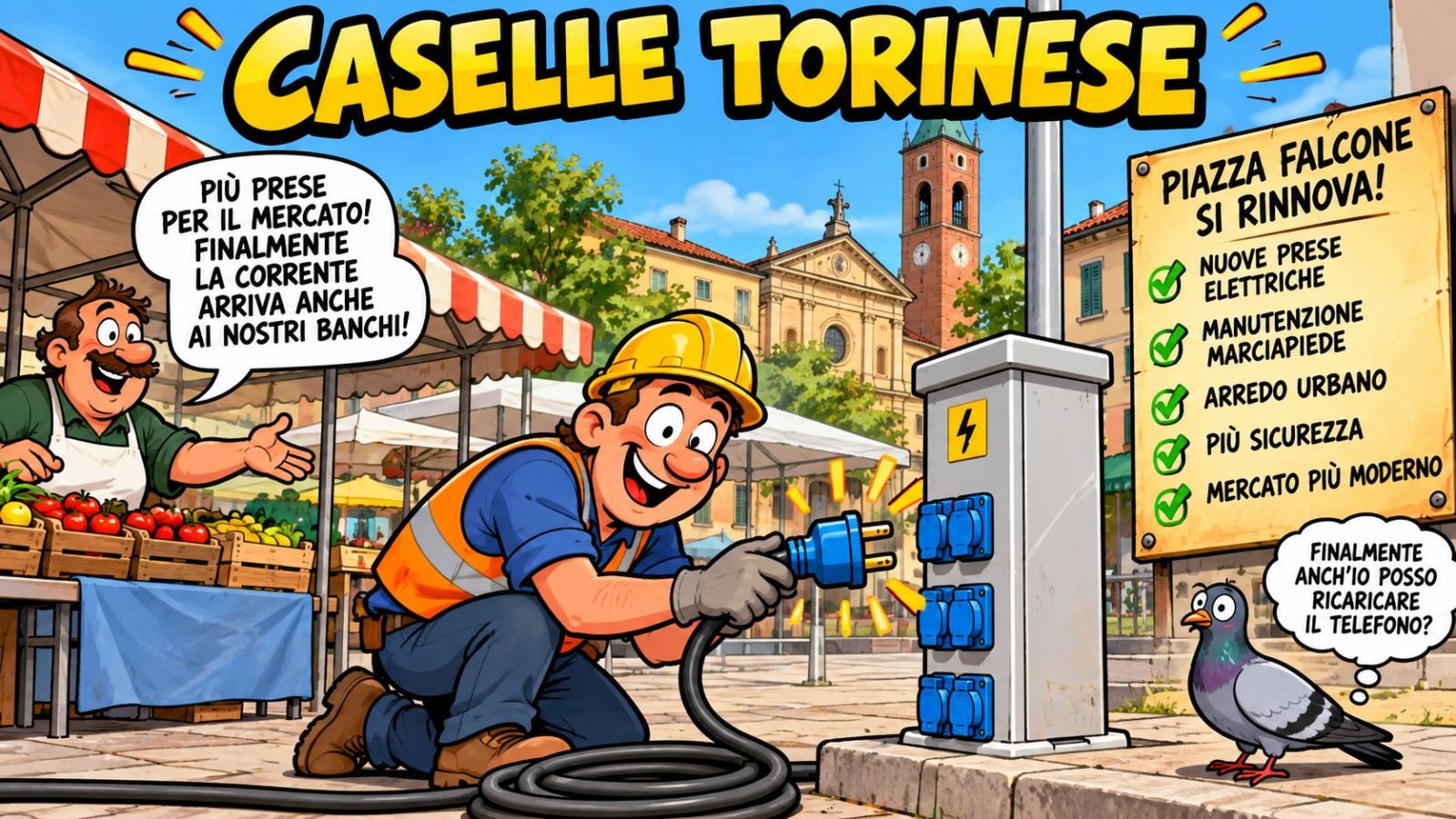25 Settembre, tra piazza del mercato, cantieri di lavoro, ascensori e canali all’asciutto