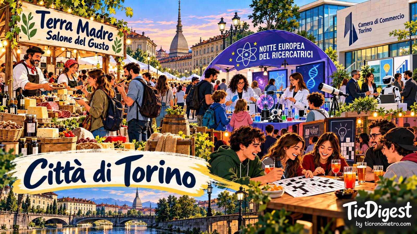 Torino tra innovazione, cultura e gusto: Terra Madre, festival, e nuove opportunità per imprese e cittadini