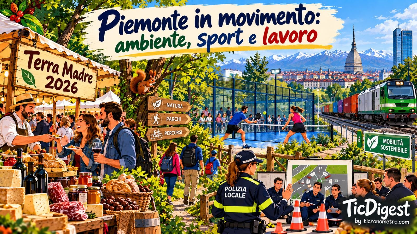 Piemonte tra innovazione, ambiente e cultura: Terra Madre, sport e formazione in evidenza
