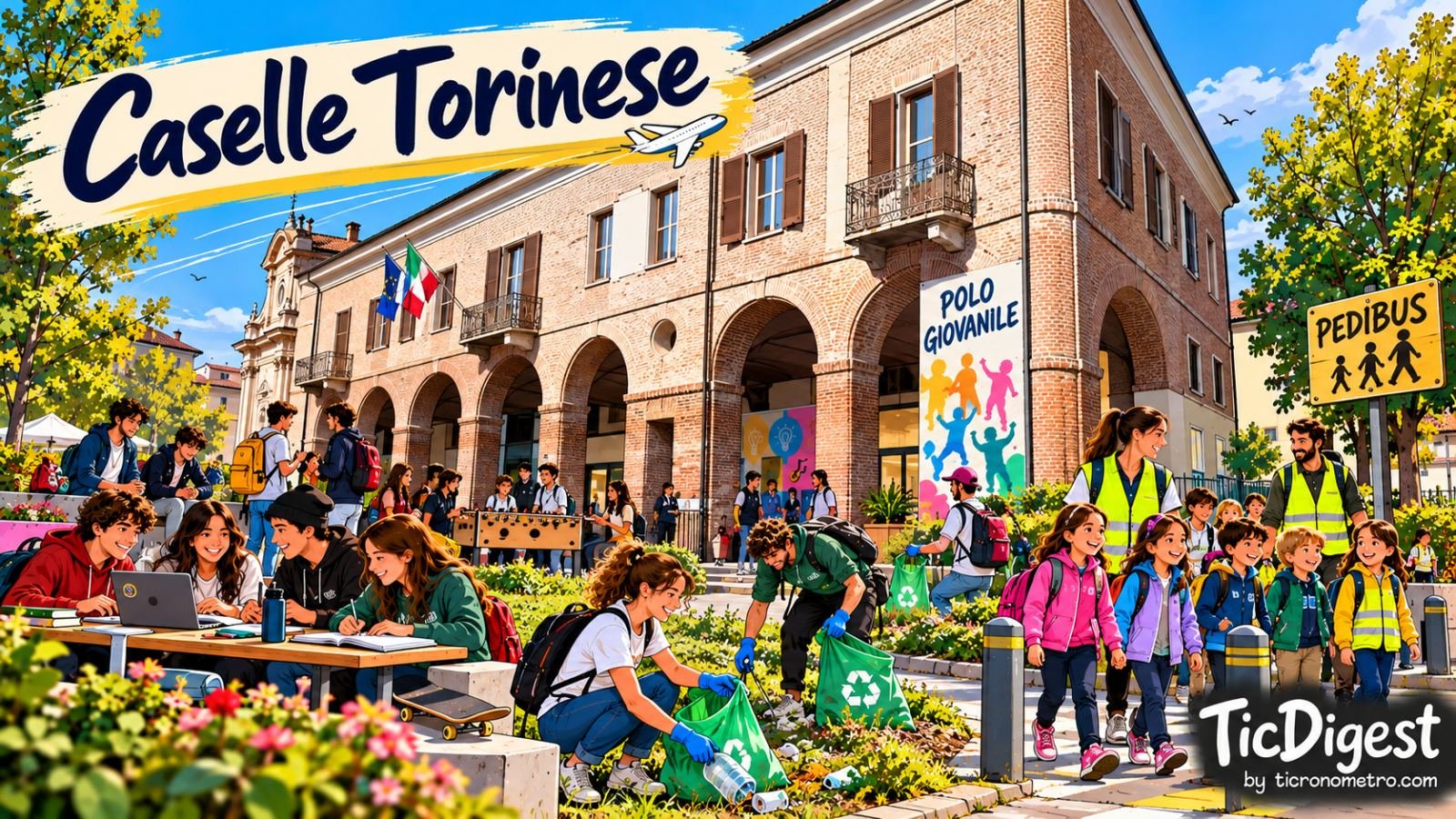 Caselle Torinese: nuovi spazi per i giovani, iniziative ambientali e servizi per la comunità