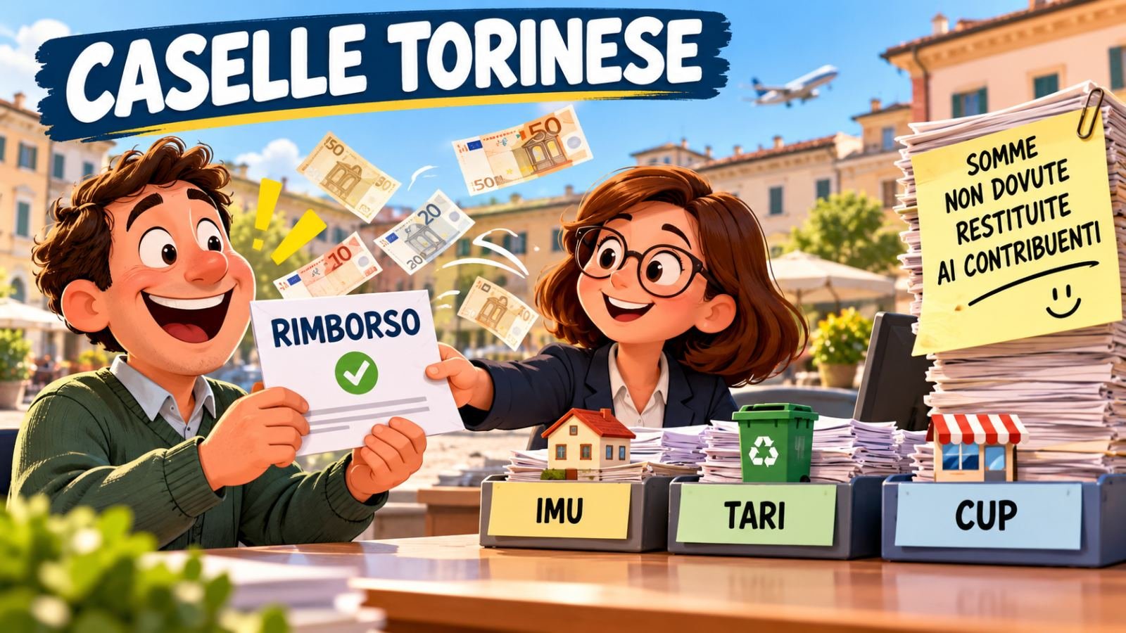 29 Settembre, rimborsi ai contribuenti, lavori nelle scuole, scorte di carta e un camion autorizzato in centro