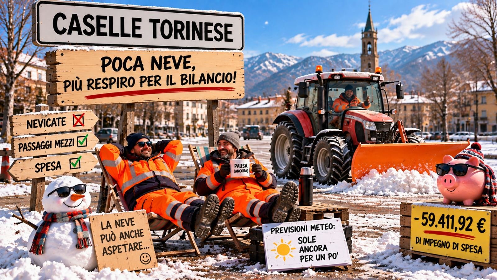 30 Settembre La neve non arriva, il conto scende: Caselle riduce l’impegno di 59 mila euro
