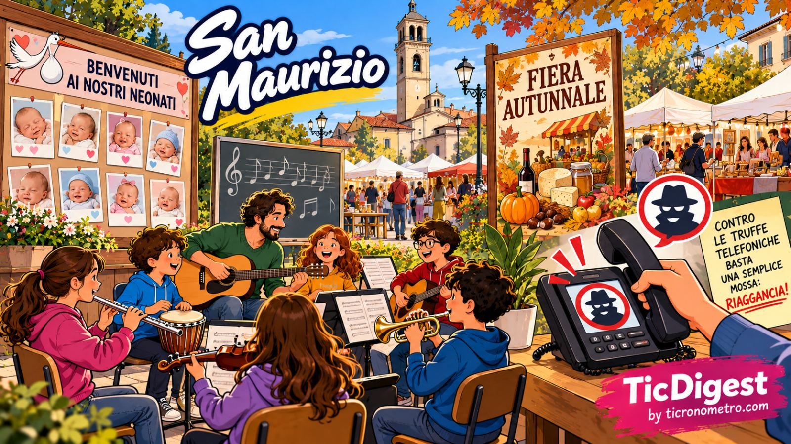 San Maurizio Canavese: nuovi servizi per famiglie, musica e sicurezza in primo piano