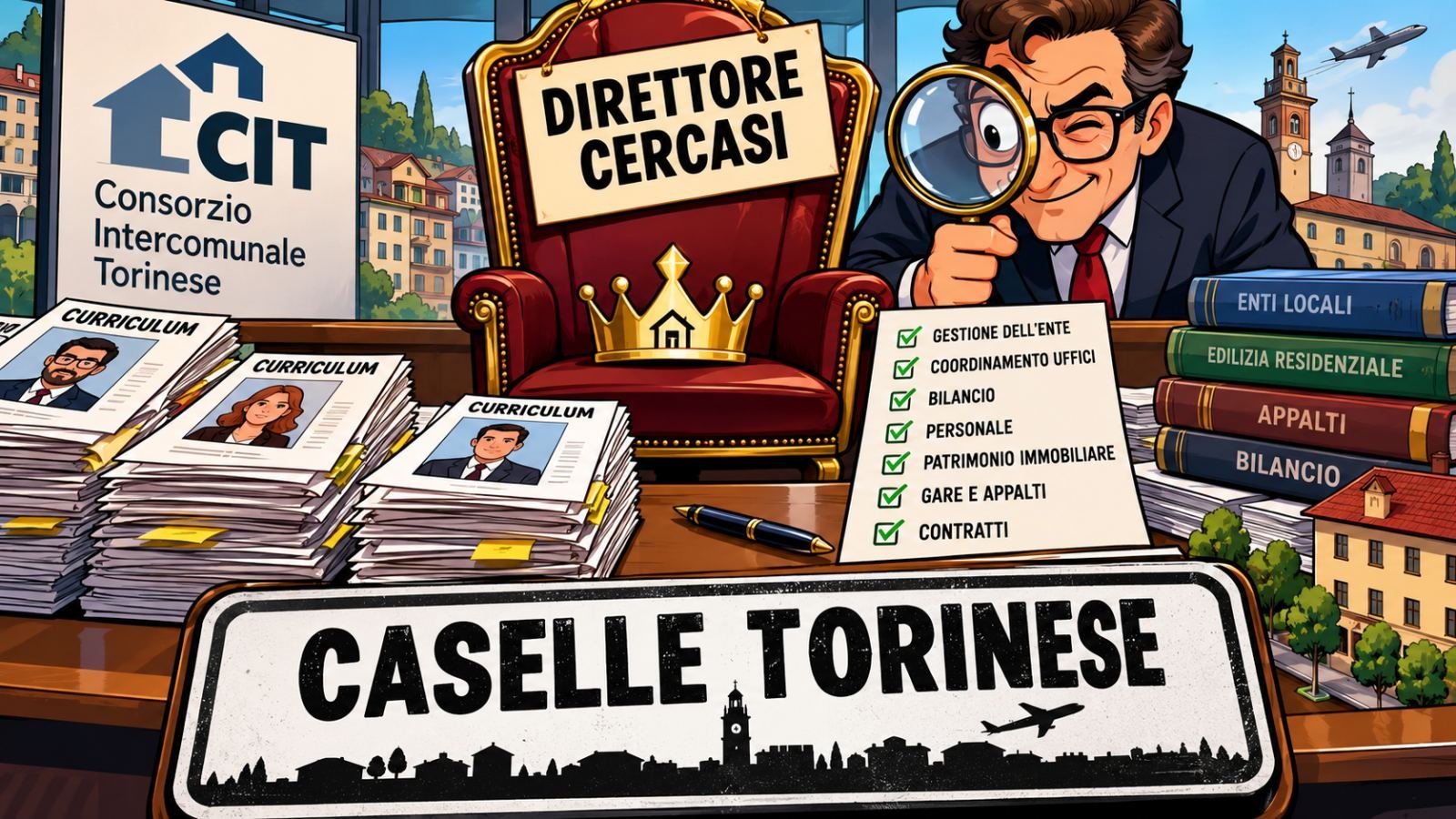Caselle, gli atti del 6 ottobre: concorsi, conti comunali, tributi e lavori in via Kennedy