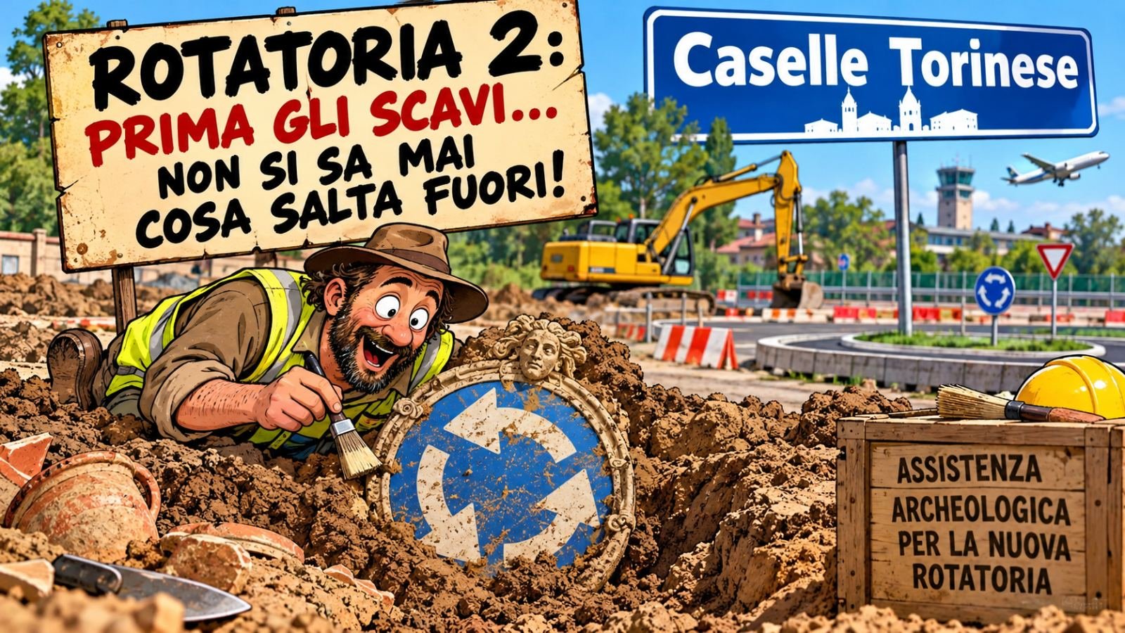 14 Ottobre, tra rotonde con archeologi, parcheggi che cambiano e canali da sistemare: il Comune non si annoia mai!