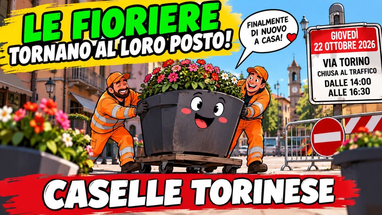 20 Ottobre, tra fioriere che tornano a casa, strade che si restringono e Halloween che reclama parcheggio