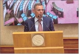 Mauro Esposito in Senato per il libro“Caffè corretto”