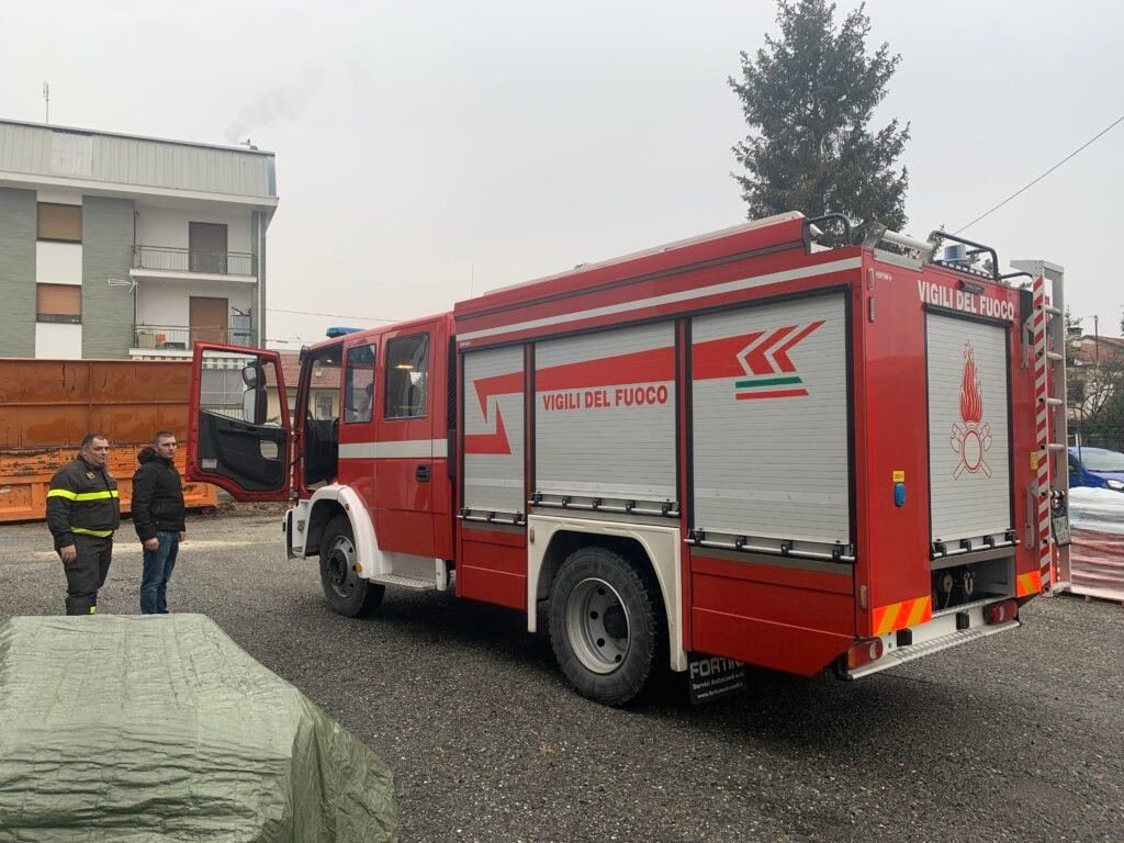 Vigili del Fuoco di Caselle: finalmente arrivata la nuova autopompa
