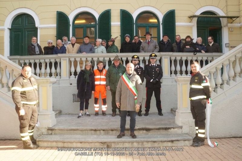 Inaugurata la mostra dedicata alla sciagura aerea del 74