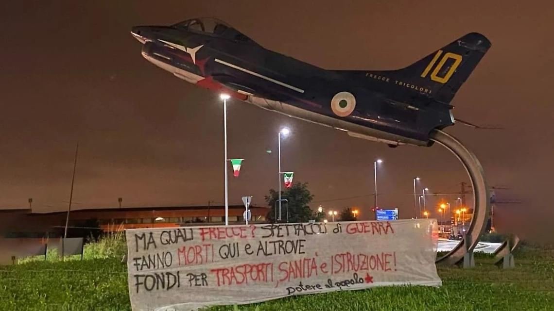 Stop agli spettacoli di guerra: fanno morti qui e altrove