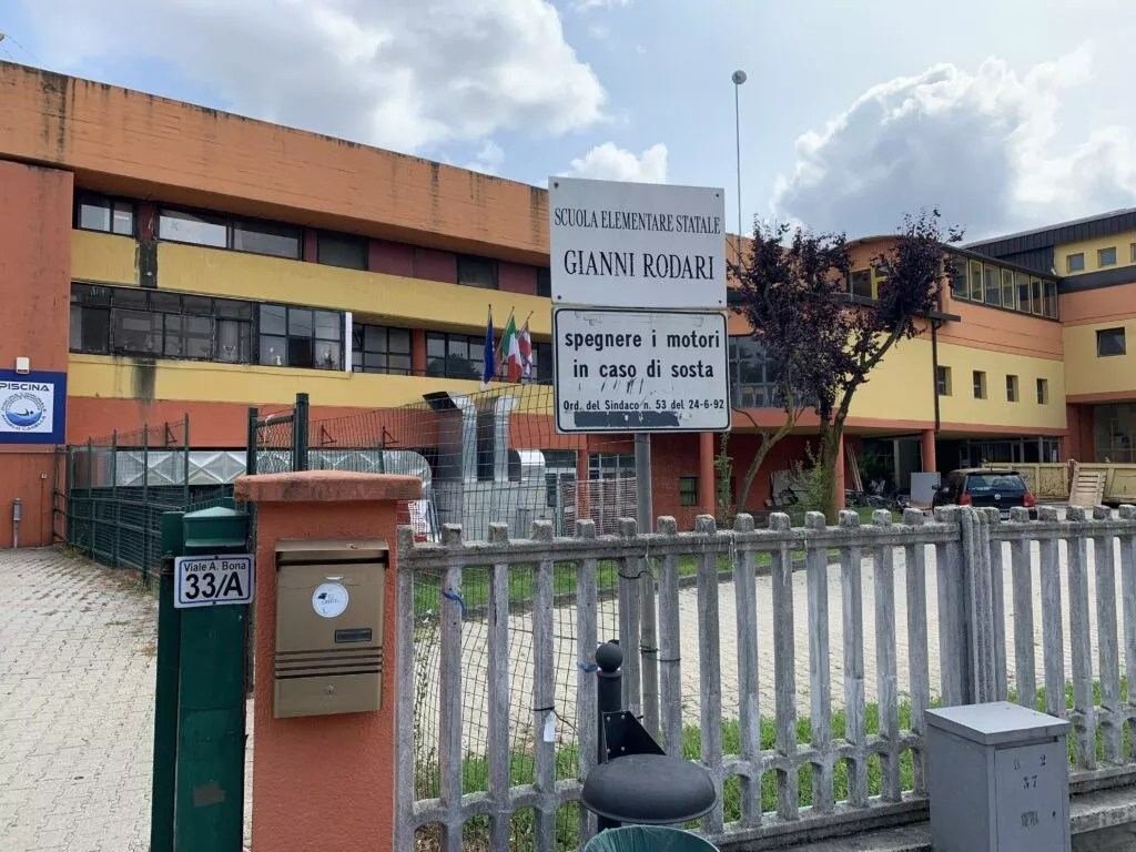 Lavori in corso alla Rodari