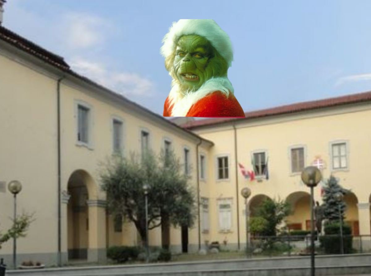 Dopo Gaudenzio a Caselle atterra il Grinch per cancellare la luce e la gioia proprie delle festività natalizie