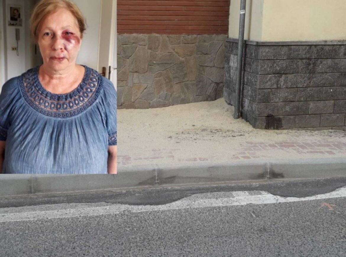 Caselle, cade a causa della condizione della strada, si fa male, ma il Comune rifiuta di prendersi la responsabilità e risarcirla