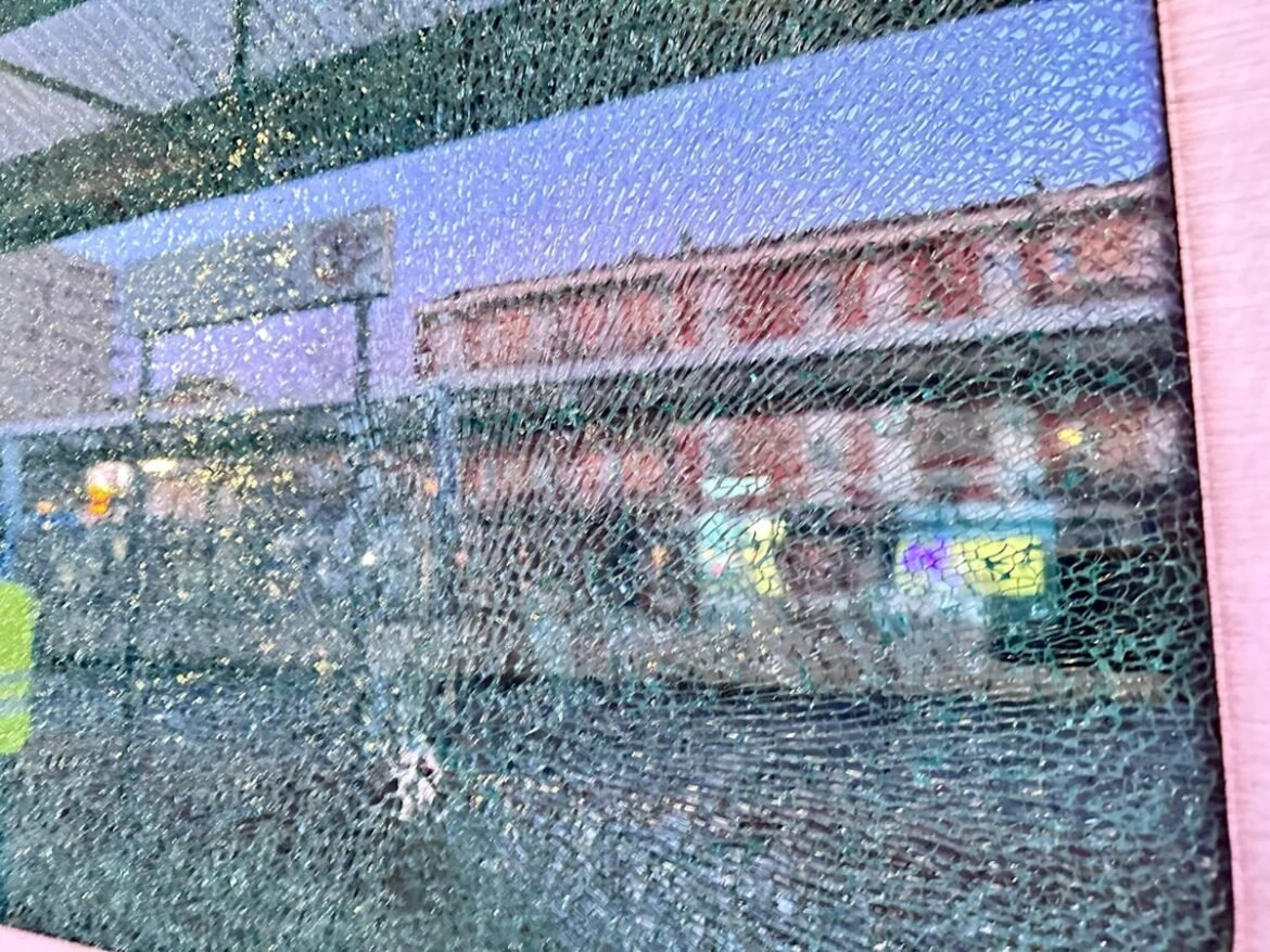 Vandali alla stazione di Rivarolo Canavese: danni a un treno e due bus