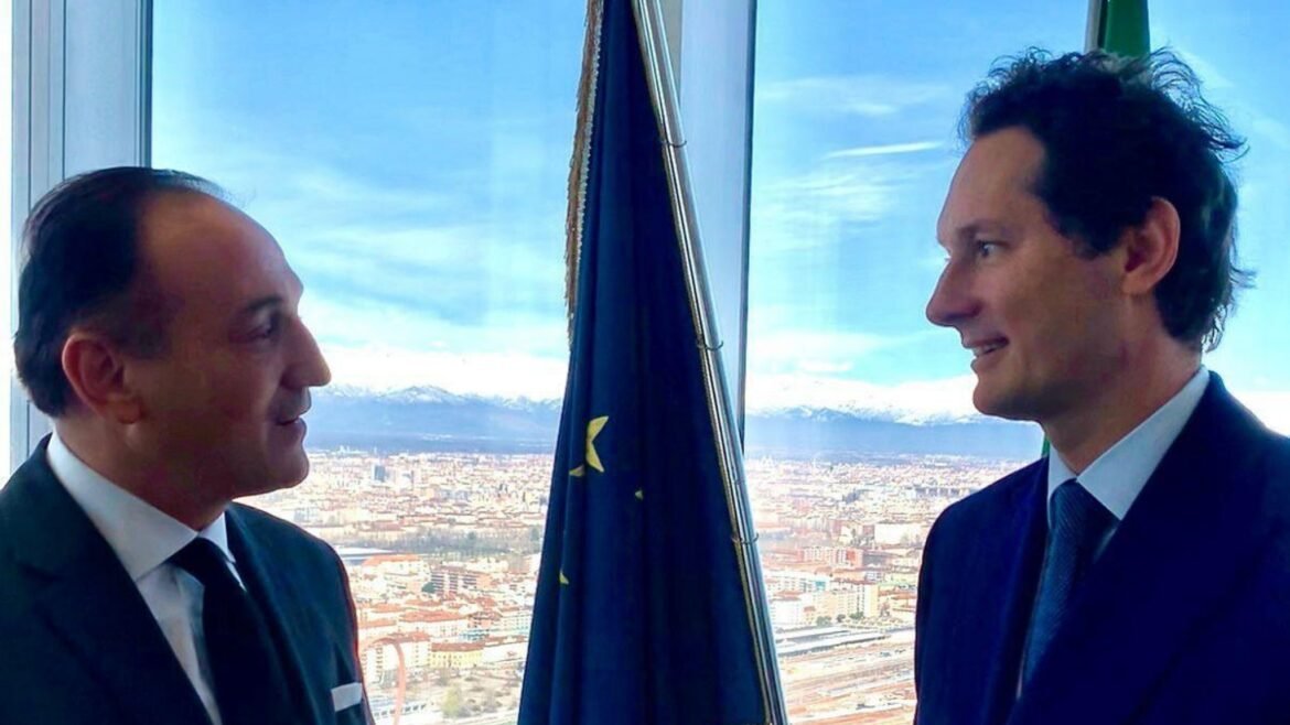 John Elkann al grattacielo della Regione incontra Alberto Cirio