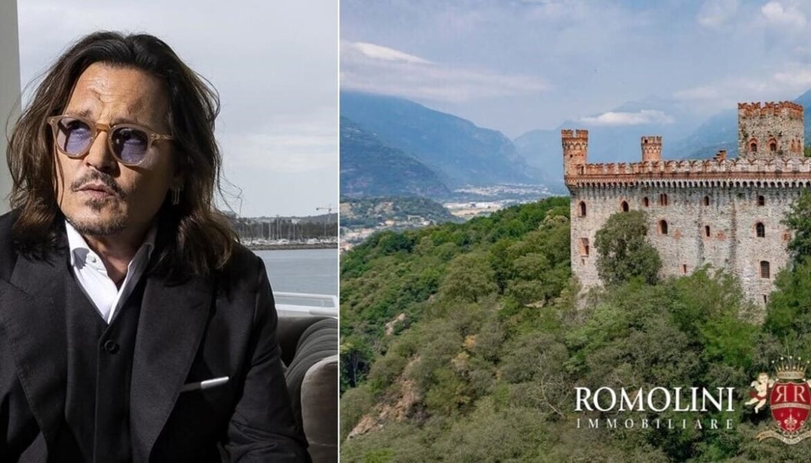 Johnny Depp stregato da un castello nel torinese: dove si trova e quanto costa
