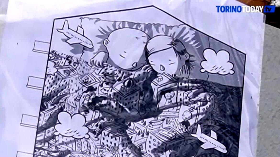 Un nuovo murales di 500 metri quadrati in piazza Bottesini: l’omaggio di Millo a Torino