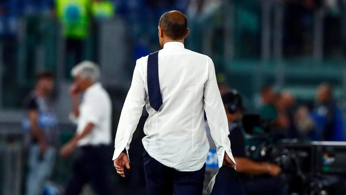 Allegri alla Continassa per l’allenamento ma potrebbe essere l’ultimo